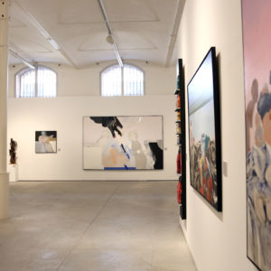Vista panorámica de la exposición Colección Bassat. Arte Contemporáneo de Cataluña 1940-1979. Tecla Sala 3